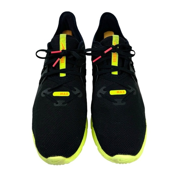 Nike Air Max Sequent 3 Running Sneakers Shoes Black Orange Volt Mens Size 12 - Picture 2 of 14
